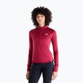 Longsleeve do biegania damski New Balance Athletics Heat Grid 1/2 Zip podium red