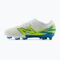 Buty piłkarskie dziecięce New Balance Furon Team V9 FG white/alkaline green 3