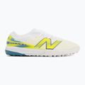 Buty piłkarskie dziecięce New Balance Furon Team V9 TF white/alkaline green 2