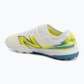 Buty piłkarskie dziecięce New Balance Furon Team V9 TF white/alkaline green 3