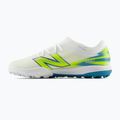 Buty piłkarskie dziecięce New Balance Furon Team V9 TF white/alkaline green 2
