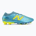 Buty piłkarskie dziecięce New Balance Tekela Team V5 FG metallic blue/alkaline green 2