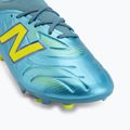 Buty piłkarskie dziecięce New Balance Tekela Team V5 FG metallic blue/alkaline green 7