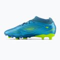 Buty piłkarskie dziecięce New Balance Tekela Team V5 FG metallic blue/alkaline green 3