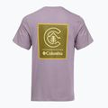 Koszulka męska Columbia CSC Basic Logo Back Tee shale purple/linework c badge 2