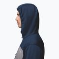 Bluza trekkingowa męska Columbia Tall Heights Hdd Grid Fleece Full Zip collegiate navy/city grey 6