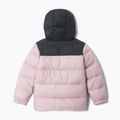 Kurtka ocieplana dziecięca Columbia Puffect Hooded Mineral Pink/Black 2