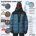 Kurtka narciarska męska Columbia Glacier Ridge Down phoenix blue/black 15
