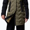Płaszcz puchowy damski Columbia Mountain Croo III Mid Down stone green/black 9