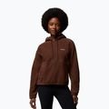 Bluza polarowa damska Columbia Timber Meadow MTR Fleece Hoodie tobacco