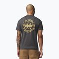 Koszulka męska Columbia Parsons Point Back Graphic Tee black heather blocky banner button 3