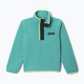Bluza polarowa dziecięca Columbia Halvetia II Half Snap Fleece teal/black