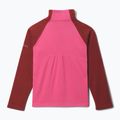 Bluza polarowa dziecięca Columbia Glacial Fleece Half Zip nico/red oxide 2
