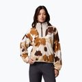 Bluza polarowa damska Columbia Sequoia Grove II Printed Half Zip camel brown ikatbloom