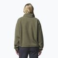 Bluza polarowa damska Columbia Helvetia II Cropped Half Snap Fleece stone green/safari 3