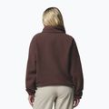 Bluza polarowa damska Columbia Helvetia II Cropped Half Snap Fleece tobacco 3