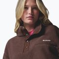 Bluza polarowa damska Columbia Helvetia II Cropped Half Snap Fleece tobacco 5