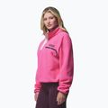 Bluza polarowa damska Columbia Helvetia II Cropped Half Snap Fleece nico/dark stone 4