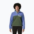 Bluza polarowa damska Patagonia Lightweight Synchilla Snap-T Pullover canopy green