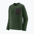 Bluza męska Patagonia R1 Air Crew treeline green 2