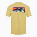 Koszulka męska Patagonia Capilene Cool Daily Boardshort Logo limestone yellow - light limestone yellow x-dye 2