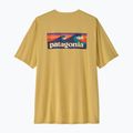 Koszulka męska Patagonia Capilene Cool Daily Boardshort Logo limestone yellow - light limestone yellow x-dye 2