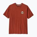 Koszulka męska Patagonia Great Waves Responsibili-Tee rusty red