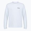 Longsleeve męski Patagonia P-6 Logo Responsibili fiber white