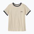 Koszulka damska Patagonia Fitz Roy Foothills Ringer Tee undyed natural