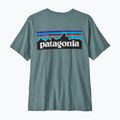 Koszulka męska Patagonia P-6 Logo blue sage 2