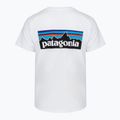 Koszulka damska Patagonia P-6 Logo Responsibili-Tee fiber white 2