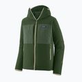 Bluza trekkingowa męska Patagonia R2 TechFace Hoody treeline green
