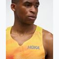 Koszulka do biegania męska HOKA Race Day Singlet TR Print hoka citrus 5