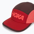 Czapka z daszkiem HOKA Run Hat deep mauve/red agate 3