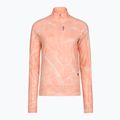 Bluza do biegania damska HOKA Skyform Half Zip CLF PRT sunstone print