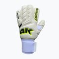 Rękawice bramkarskie dziecięce 4keepers Champ Carbo V RF Strap biały/żółty 4