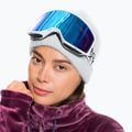 Gogle snowboardowe damskie ROXY Storm Women bright white/amber rose ml turquesa 2