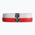 Owijka do rakiet squash Karakal Pu Super Grip Duo white / red