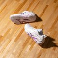 Buty do piłki ręcznej Mizuno Wav Stealth Neo 2 white/navy peony/peach parfait 6
