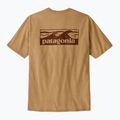 Koszulka męska Patagonia Boardshort Logo Pocket Responsibili talon gold 3