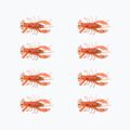 Przynęta gumowa Relax Crawfish 1 Laminated 8 szt. orange olive/black glitter