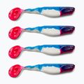 Przynęta gumowa Relax Terminator 3 Red Tail 4 szt. white blue