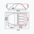 Namiot kempingowy 4-osobowy Coleman Kobuk Valley 4 Plus green 2