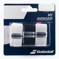 Owijki do rakiet tenisowych Babolat My Overgrip 3 szt. white/black/white