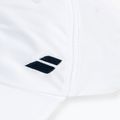 Czapka z daszkiem dziecięca Babolat Basic Logo Jr white/white 5
