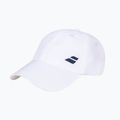 Czapka z daszkiem dziecięca Babolat Basic Logo Jr white/white 6