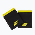 Frotki na nadgarstek Babolat Logo Jumbo Wristband 2 szt. black/sulphur spring 3