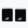 Frotki na nadgarstek Babolat Logo Jumbo Wristband 2 szt. black/white 2