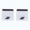Frotki na nadgarstek Babolat Logo Wristband 2 szt. white/rabbit 2