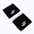 Frotki na nadgarstek Babolat Logo Wristband 2 szt. black/white